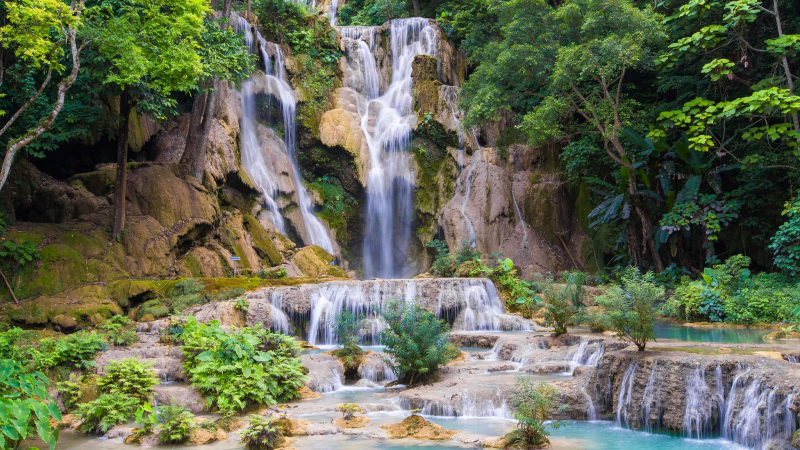 Day 7 Take A Refreshing Dip In Kuang Si Waterfalls