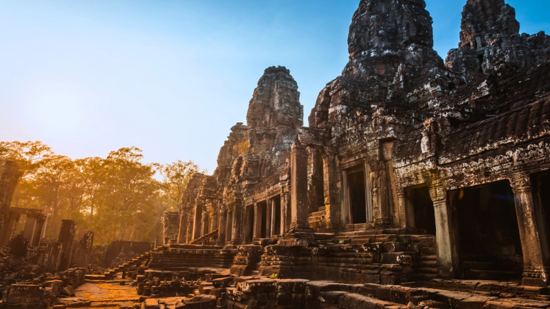 Day 4 Bayon Temple Is One Of The Most Distinctive Structures In The Angkor Archaeological Park