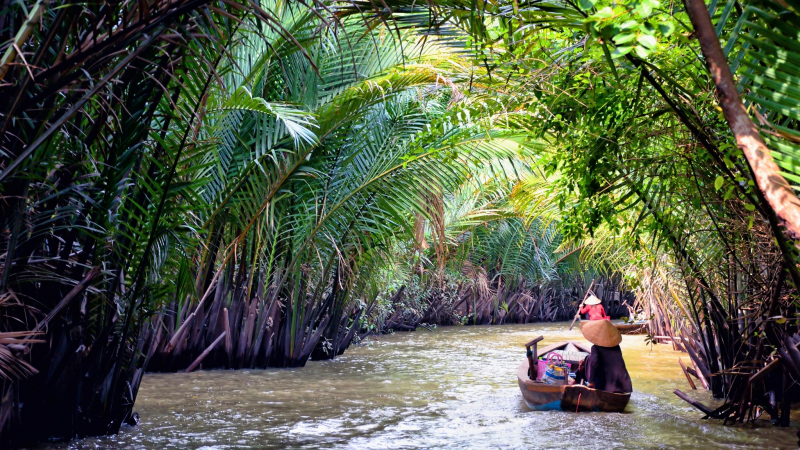 Admire The Serene Snenery Of Mekong Delta