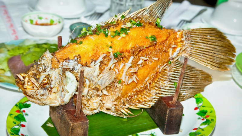 In The Mekong Delta, Try Exquisite, One Of A Kind Meals Made With Elephant Ear Fish