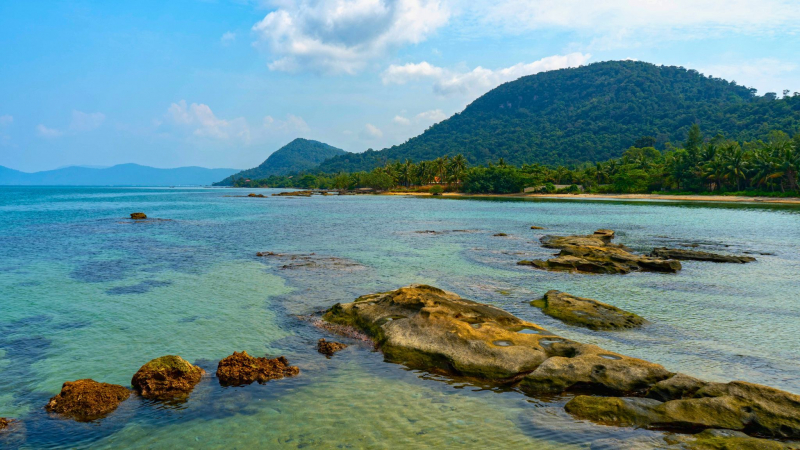 Ganh Dau Cape Is A Cape That Branches Out Into The Sea To The Northwest Of Phu Quoc Island