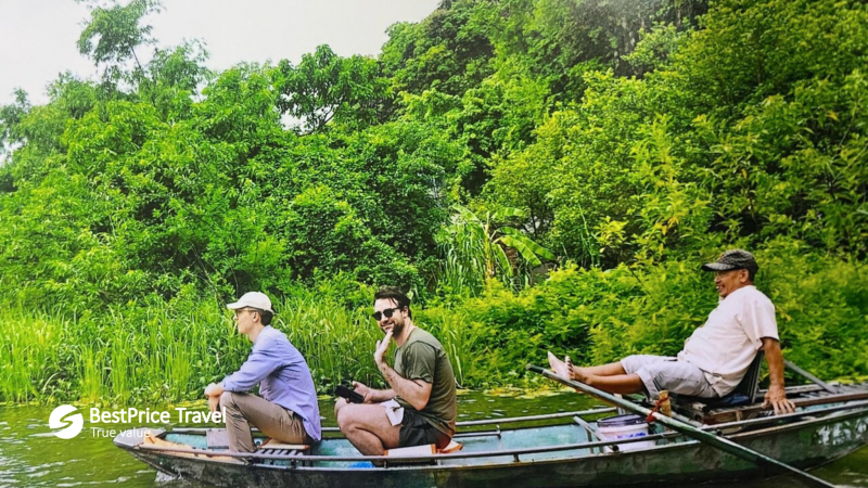 Get On A Boat Rowed By Local In Tam Coc
