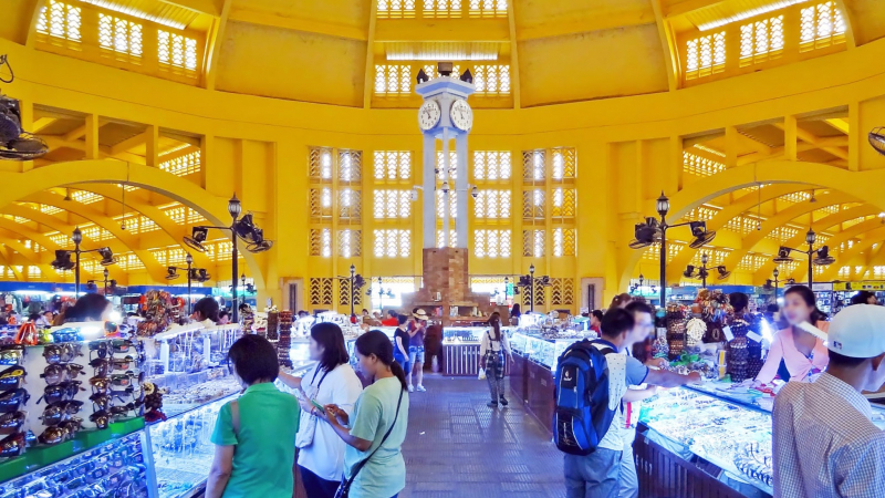 Nowadays, Central Market Is A To Go Place For Phnom Penh Tourists