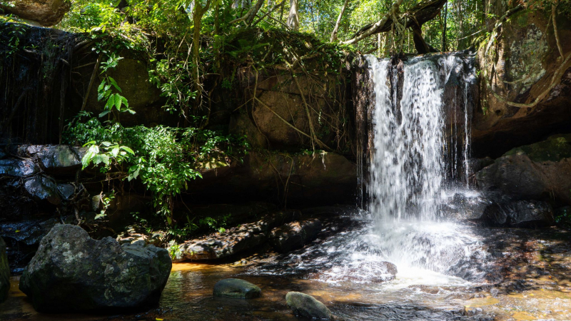 Admire The Stunning Waterfall In Kbal Spean