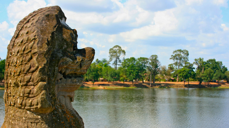 Srah Srang's Royal Bathing Pond Is A Lake That Was Established In The Mid Tenth Century