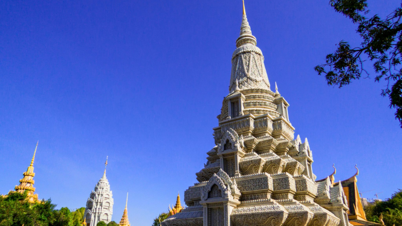 Day 7 Silver Pagoda Is Also Called As The Emerald Buddha Of Cambodia National Museum
