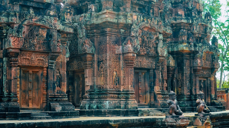 Banteay Srei Ruins In Cambodia