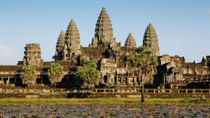 Breathaking View Of Angkor Wat