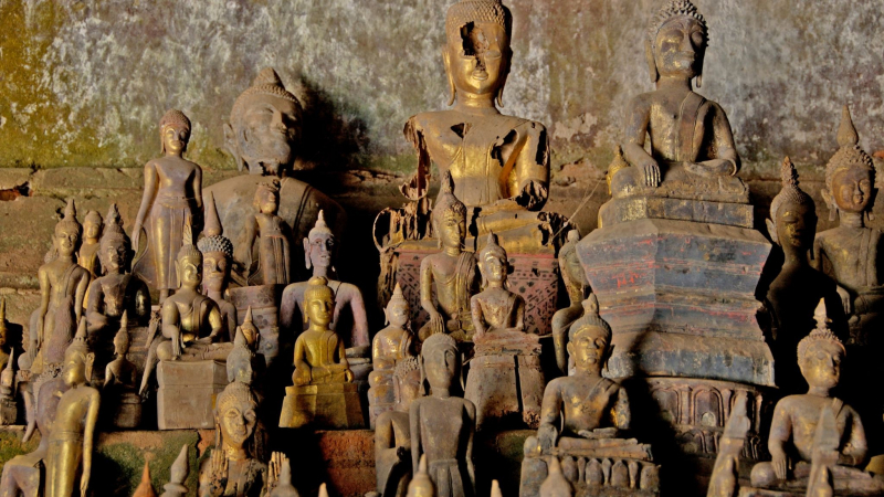 Admire Thousands Of Incredible Carved Statues In Pak Ou Caves
