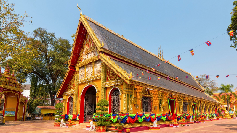 Wat Si Muang Is Revered As The Mother Temple Of Vientiane