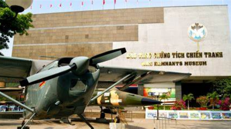 A Plane Used In War Now Displays War Remnants Museum