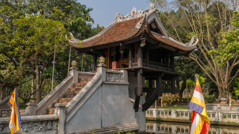 The Unique One Pillar Pagoda