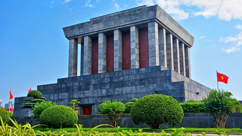 Day 2 Ho Chi Minh Mausoleum Located In A Large Complex Of Ba Dinh Square