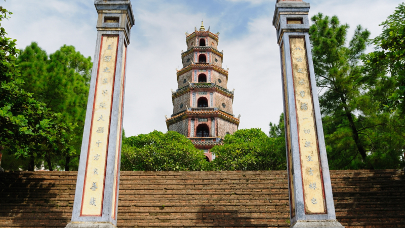 Day 11 Unique Design Of Thien Mu Pagoda