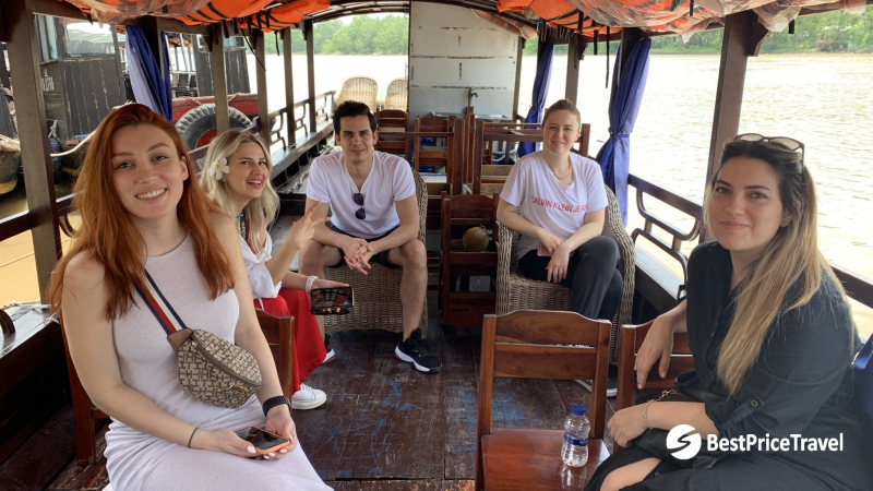 Day 13 Enjoy The Boat Tour On Mekong River