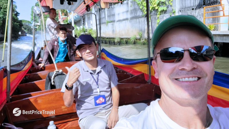 Day 2 Take Private Long Tail Boat To Thonburi Canals