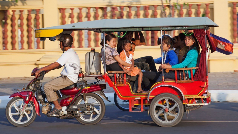 Experience The Cambodian Capital By Motorized Tuk Tuks