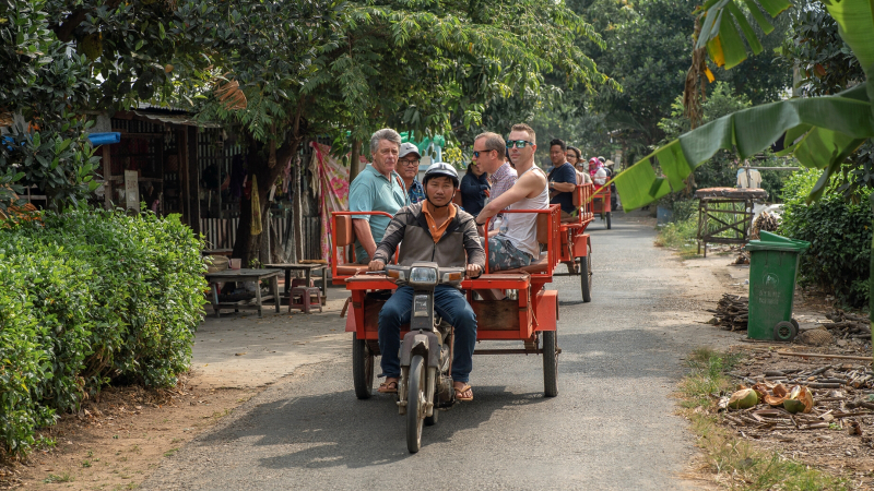Xe Loi Ride Around Mekong Village