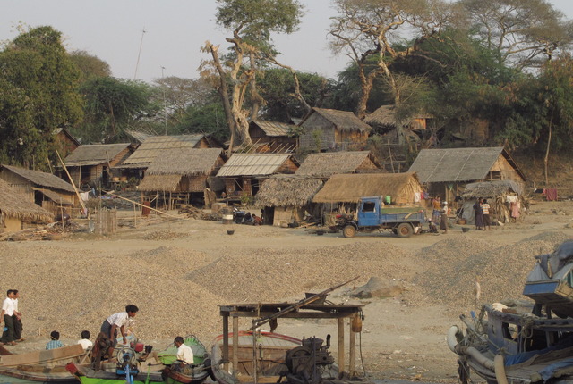 Irrawaddy River Village