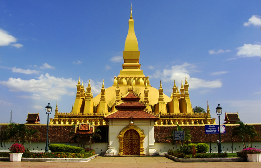 Pha That Luang Stupa Vientiane