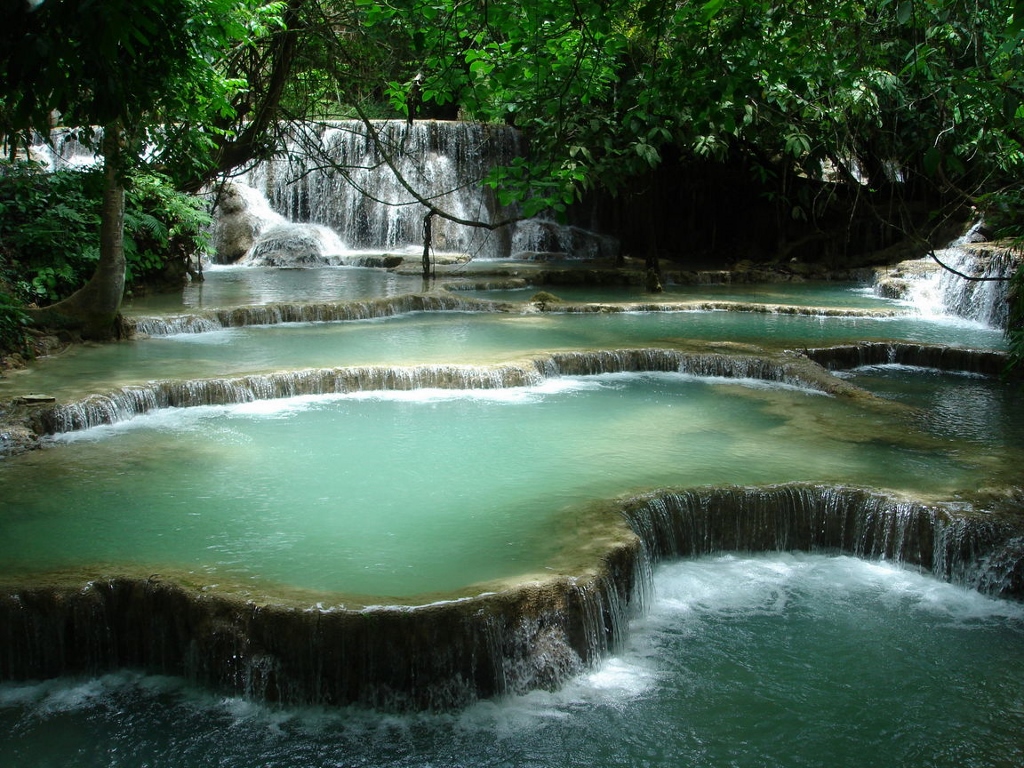 Explore Kuang Si Waterfall