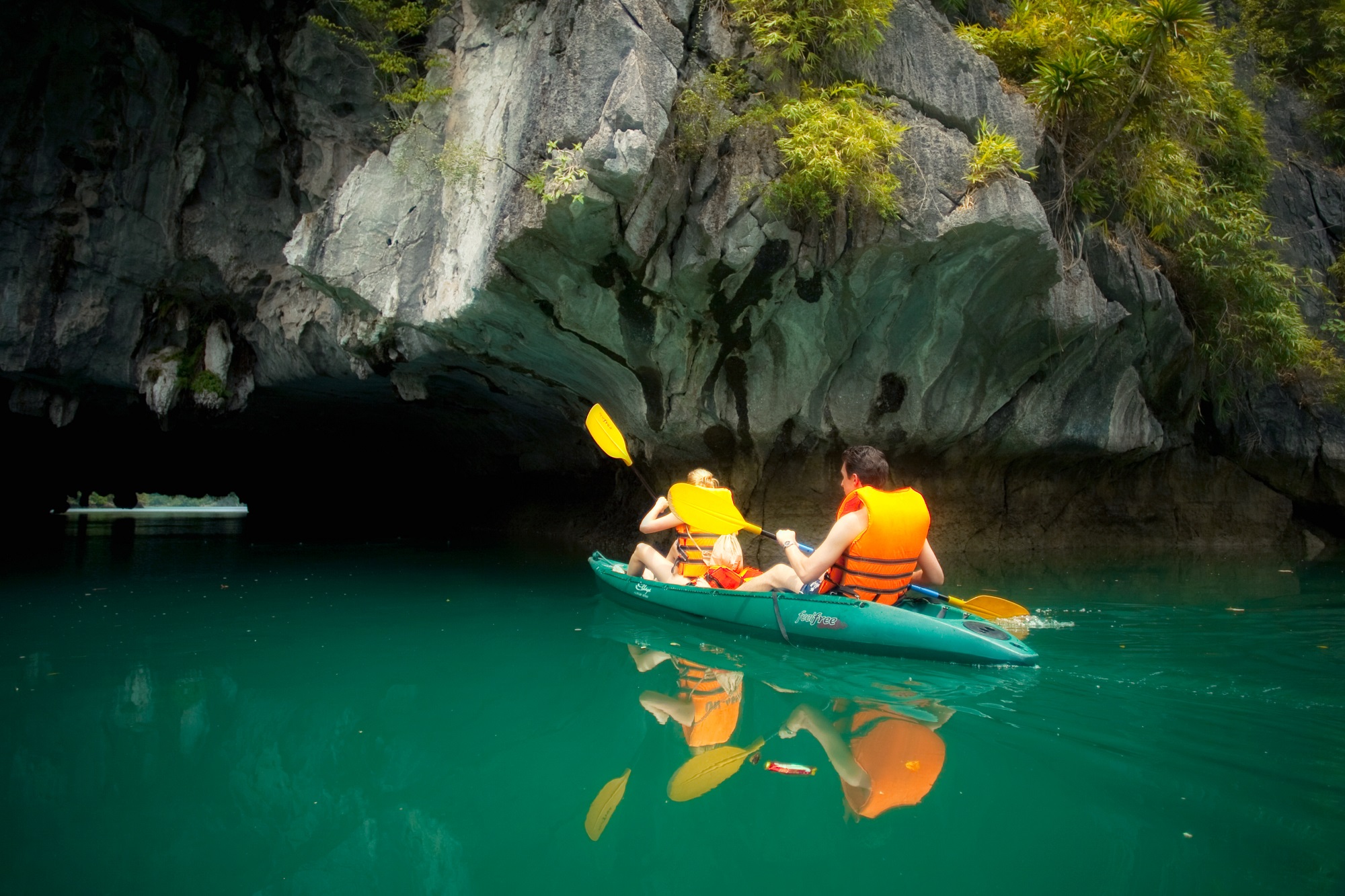 Kayaking In Tunnel