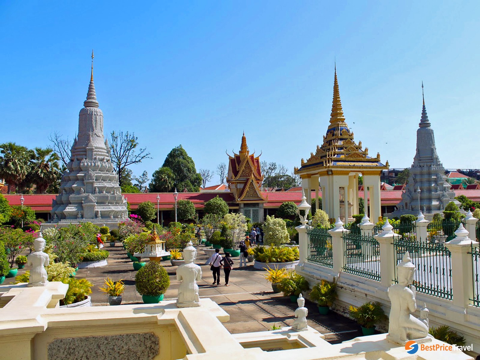 Estupas Pagoda Plata Phnom Penh