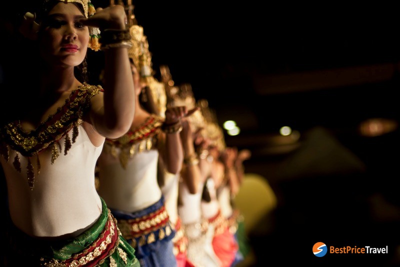 Unique Slow And Gentle Movement Of Apsara Dance Is Easy To Be Distinguished From Any Dances In The World