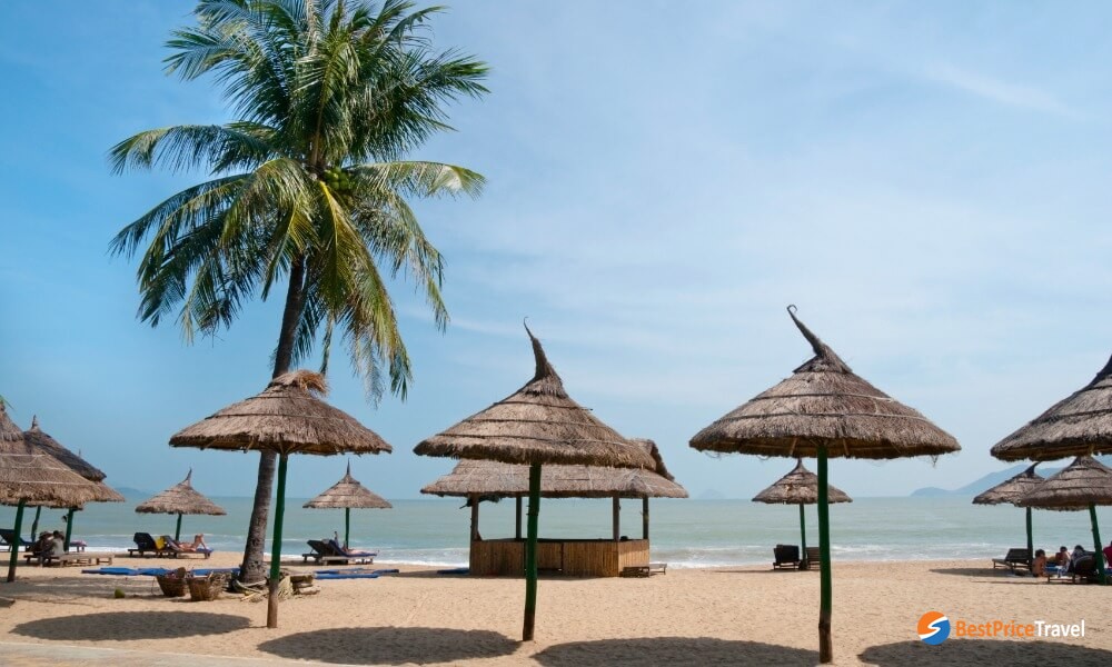 Beach shore in Nha Trang