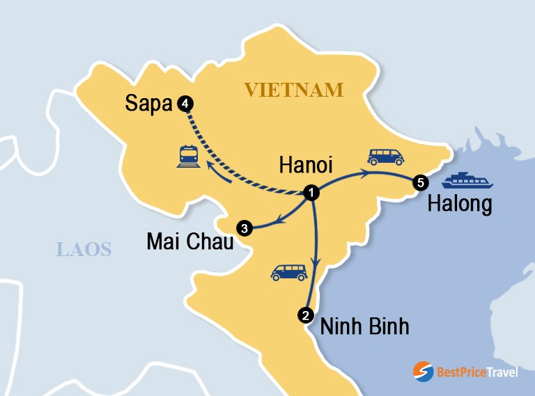 Northern Vietnam map