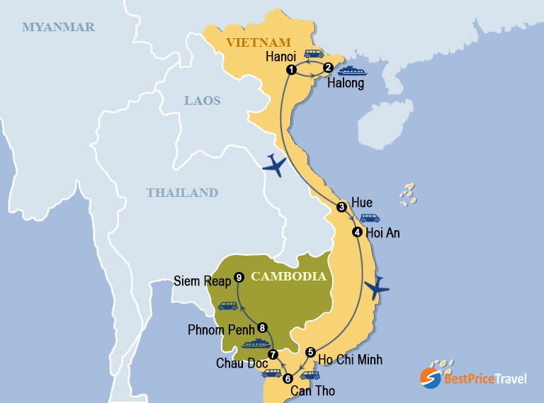 Best Of Vietnam And Cambodia 15 Days