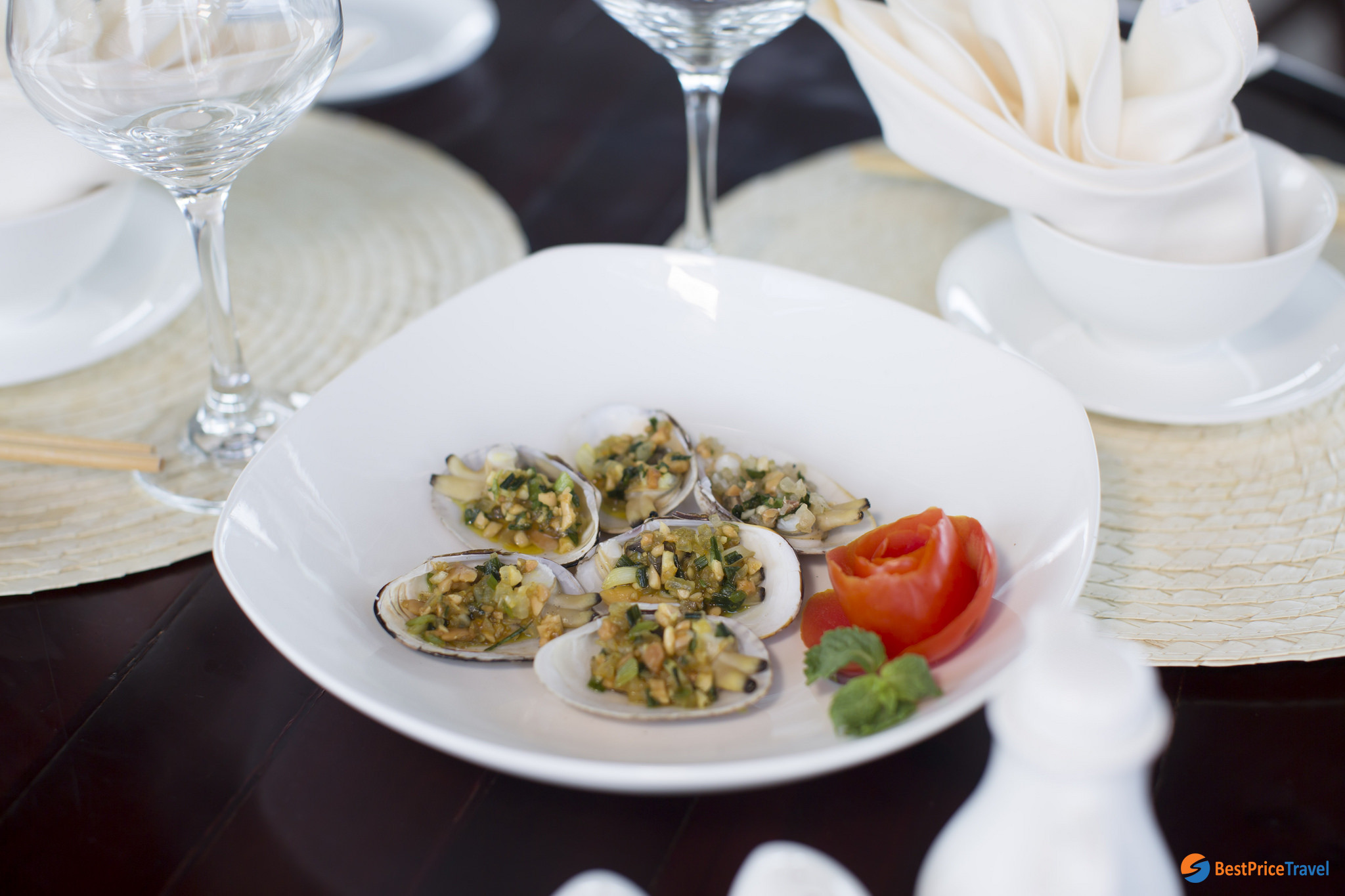 Grilled Oysters With Scallion Butter
