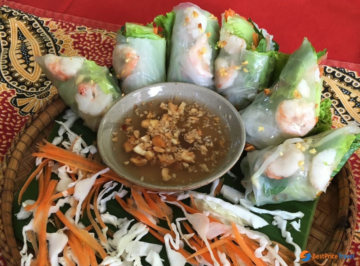 Spring Rolls Cambodia Cooking Class