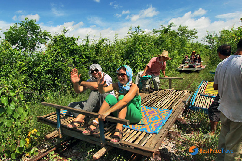 Battambang Bamboo Train L