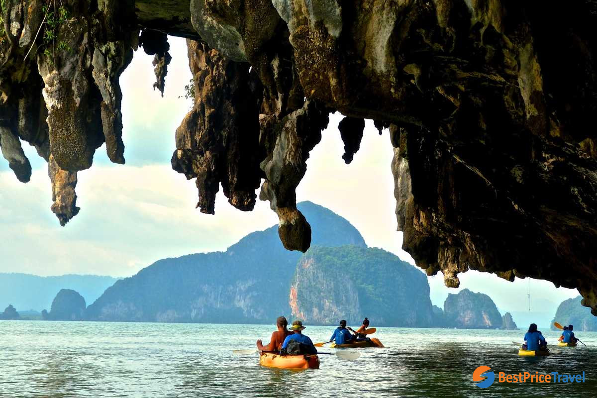 Phang Nga Hong by Starlight & Kayak full day - BestPrice Travel