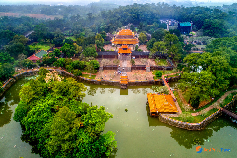 Aerial View Vietnam Ancient Tu Duc
