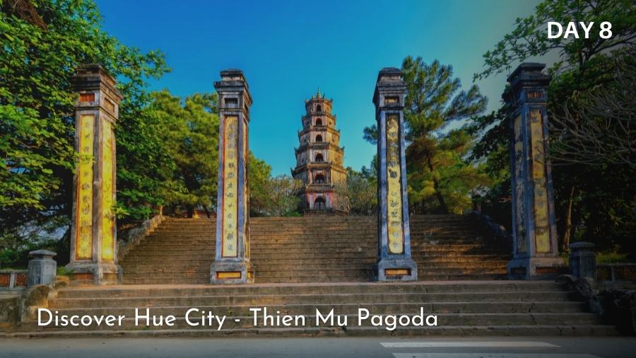 Hue City Tour - Visit Thien Mu Pagoda in Highlight Vietnam 12 days