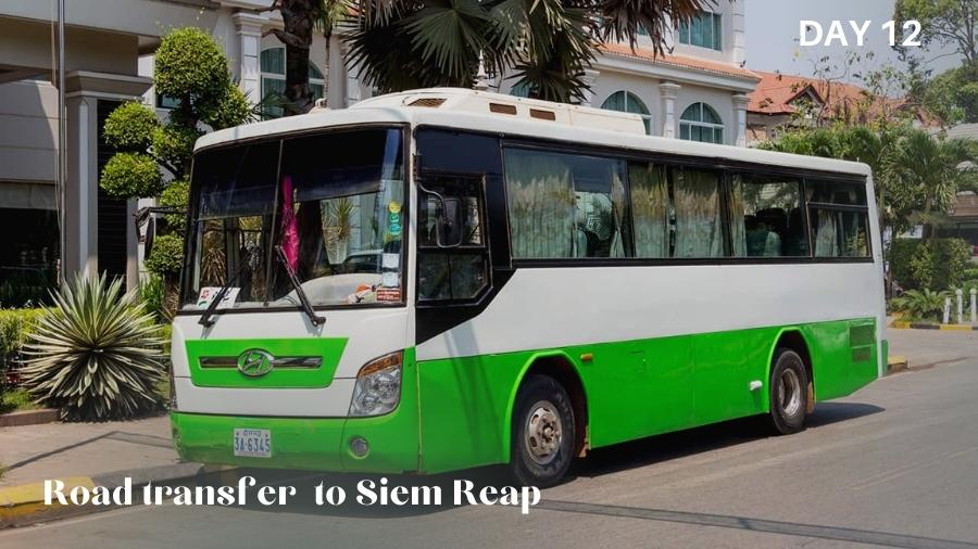 Bus transfer  to Siem Reap