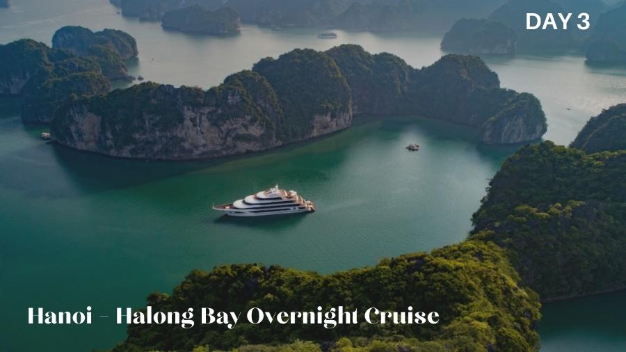 Day 3: Overnight cruise in Halong Bay