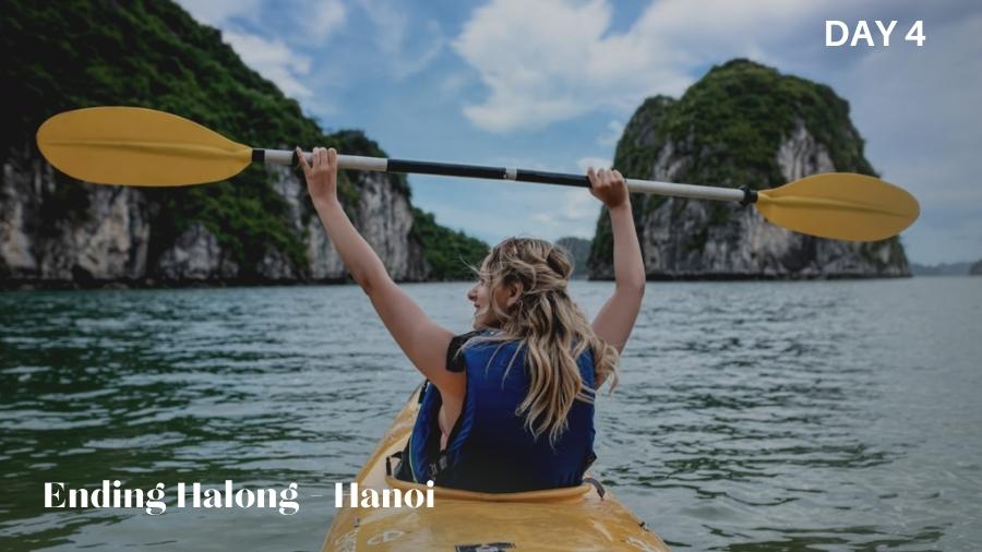 Day 4: Enjoy kayaking in Halong then take flight to Da Nang