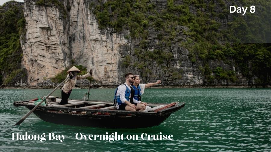 Activities on overnight cruise Halong Bay