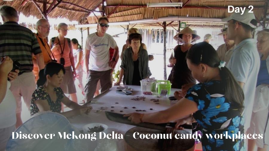 Visit coconut candy work places
