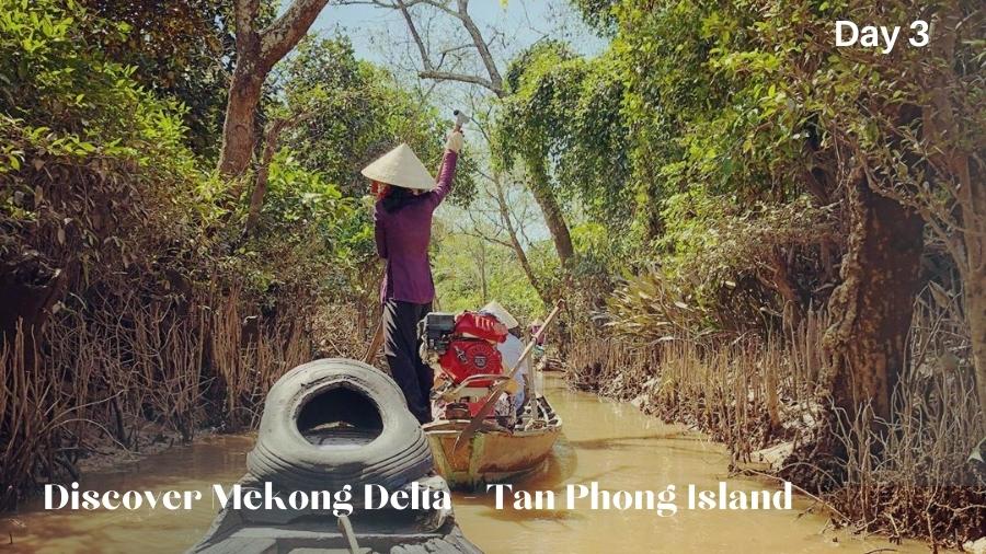 Boat ride to Tan Phong Island