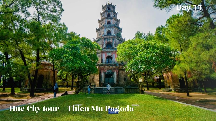 Visit Thien Mu Pagoda