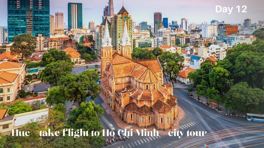 Flight to HO Chi Minh city