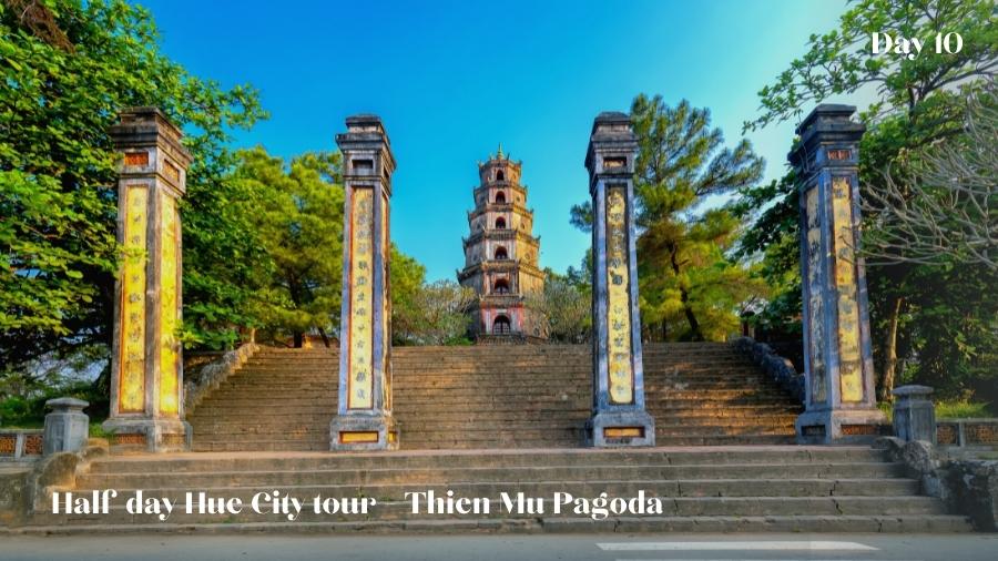 Hue City tour - Thien Mu Pagoda