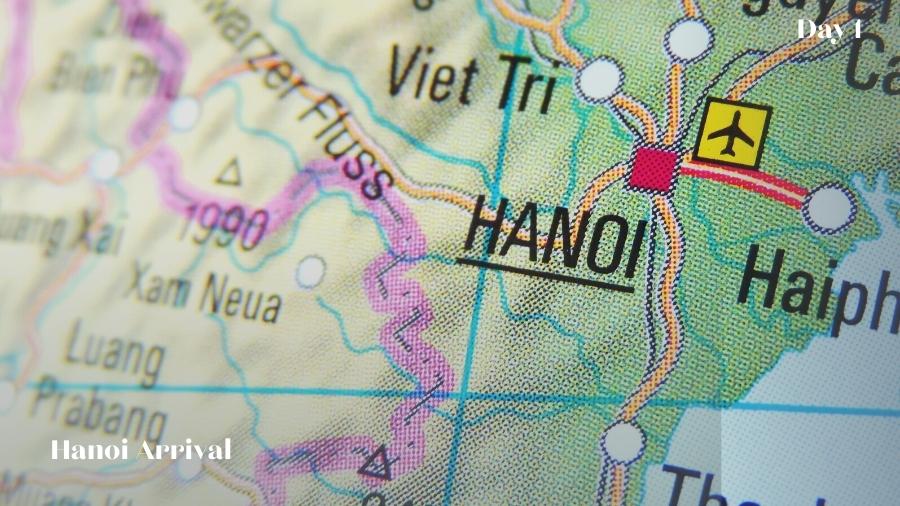 Arrival Hanoi