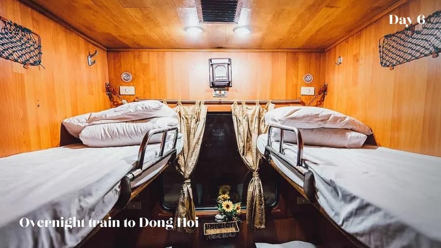Overnight train to Dong Hoi 