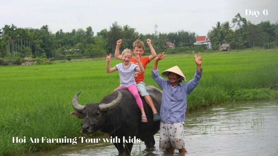 Let's your child enjoy farming tour with local