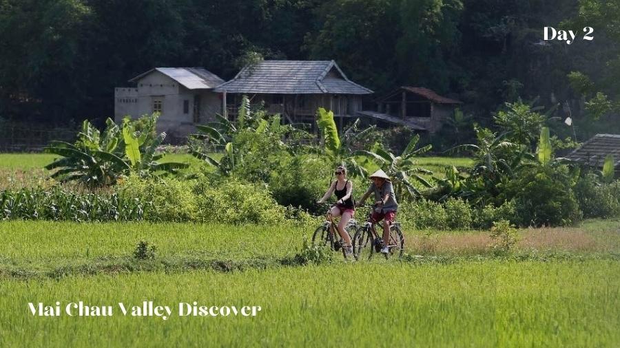 Mai Chau valley cycling